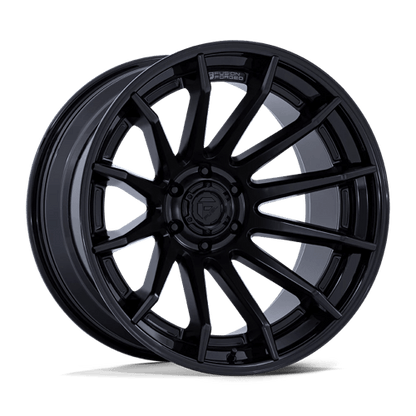 24x12 Fuel FC403 Burn Matte Black W/ Gloss Black Lip FORGED Wheel 5x5 (-44mm)