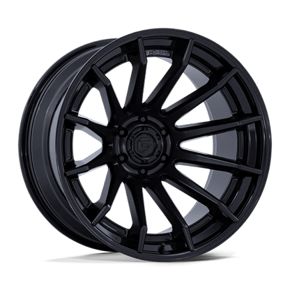 22x10 Fuel FC403 Burn Matte Black W/ Gloss Black Lip FORGED Wheel 6x135 (-18mm)