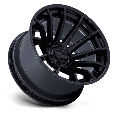 20x9 Fuel FC403 Burn Matte Black With Gloss Black Lip Wheel 6x5.5 (1mm)