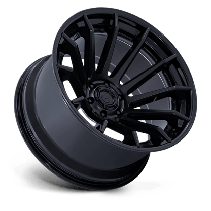 24x12 Fuel FC403 Burn Matte Black W/ Gloss Black Lip FORGED Wheel 6x135 (-44mm)