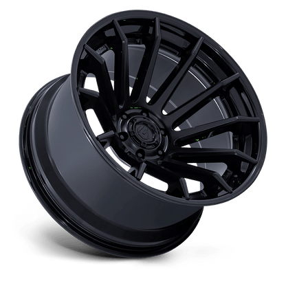 20x9 Fuel FC403 Burn Matte Black With Gloss Black Lip Wheel 6x5.5 (1mm)