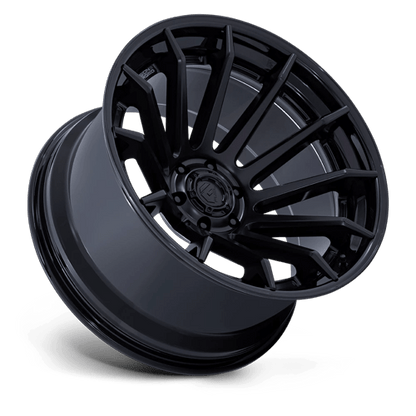 24x12 Fuel FC403 Burn Matte Black W/ Gloss Black Lip FORGED Wheel 6x5.5 (-44mm)