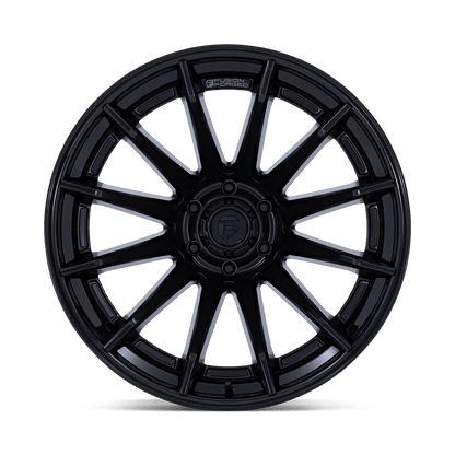 20x9 Fuel FC403 Burn Matte Black With Gloss Black Lip Wheel 5x5 (1mm)