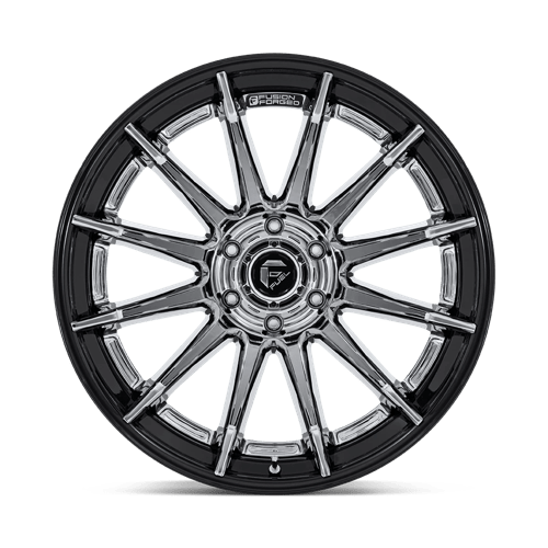 22x10 Fuel FC403 Burn Chrome W/ Gloss Black Lip FORGED Wheel 6x5.5 (-18mm)