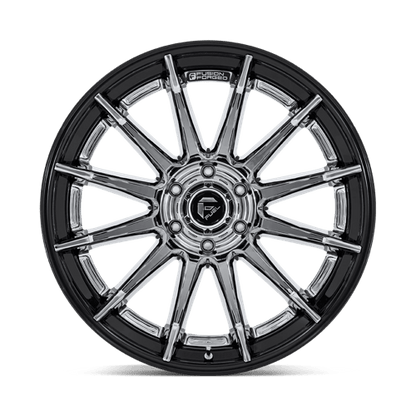 22x12 Fuel FC403 Burn Chrome W/ Gloss Black Lip FORGED Wheel 6x5.5 (-44mm)