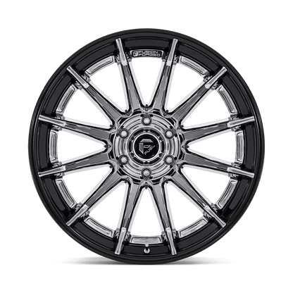 20x9 Fuel FC403 Burn Chrome With Gloss Black Lip Wheel 5x5 (1mm)