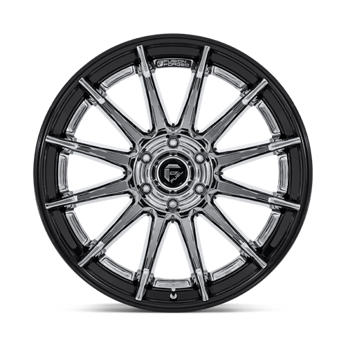 24x12 Fuel Off-Road FC403 Burn Chrome With Gloss Black Lip Wheel 6x135 (-44mm)
