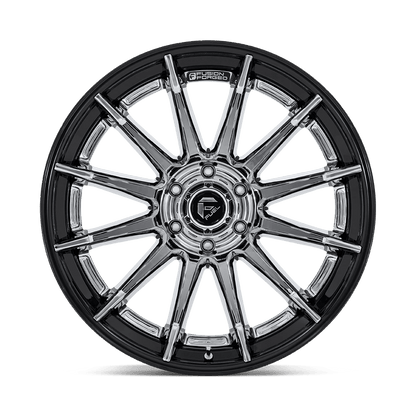 20x9 Fuel FC403 Burn Chrome With Gloss Black Lip Wheel 5x5 (1mm)
