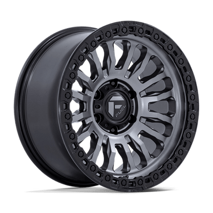 18x9 Fuel Off-Road FC857 Rincon Matte Gunmetal With Black Lip Wheel 6x5.5 (1mm)