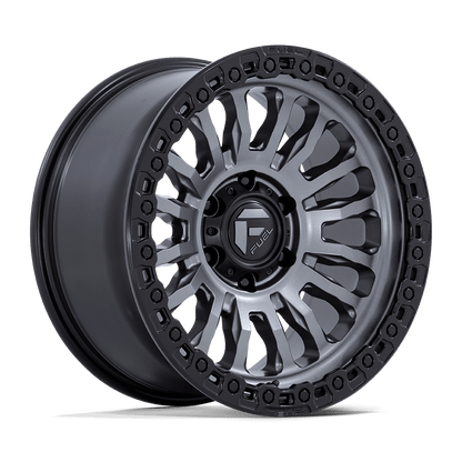 20x10 Fuel FC857 Rincon Matte Gunmetal With Black Lip Wheel 8x170 (-18mm)