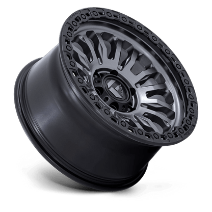 18x9 Fuel Off-Road FC857 Rincon Matte Gunmetal With Black Lip Wheel 6x5.5 (1mm)