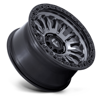 17x9 Fuel Off-Road FC857 Rincon Matte Gunmetal With Black Lip Wheel 8x6.5 (20mm)