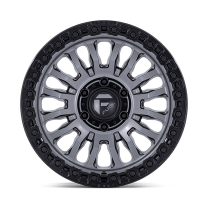 20x10 Fuel FC857 Rincon Matte Gunmetal With Black Lip Wheel 8x170 (-18mm)