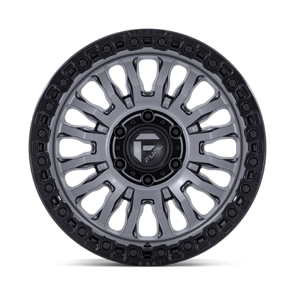 17x9 Fuel Off-Road FC857 Rincon Matte Gunmetal With Black Lip Wheel 8x6.5 (20mm)