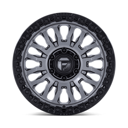 17x9 Fuel Off-Road FC857 Rincon Matte Gunmetal With Black Lip Wheel 8x6.5 (1mm)