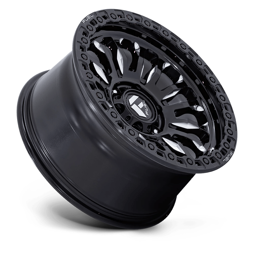 17x8.5 Fuel FC857 Rincon Gloss Black Milled Wheel 6x5.5 (-1mm)