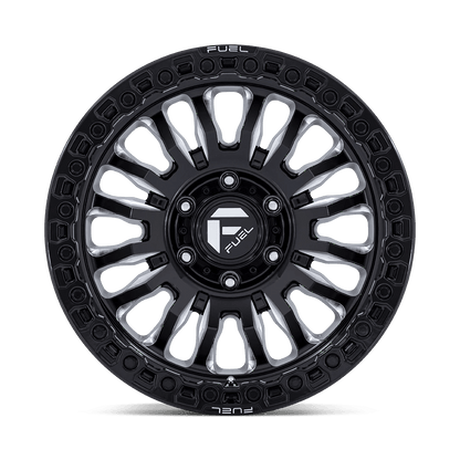 17x8.5 Fuel FC857 Rincon Gloss Black Milled Wheel 6x5.5 (-1mm)