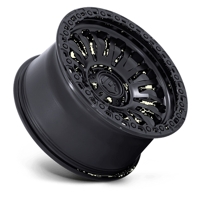 17x8.5 Fuel FC857 Rincon Matte Black With Gloss Black Lip Wheel 5x5 (-1mm)
