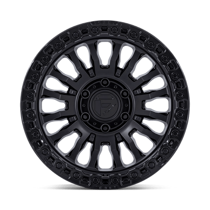 17x8.5 Fuel FC857 Rincon Matte Black With Gloss Black Lip Wheel 5x5 (-1mm)