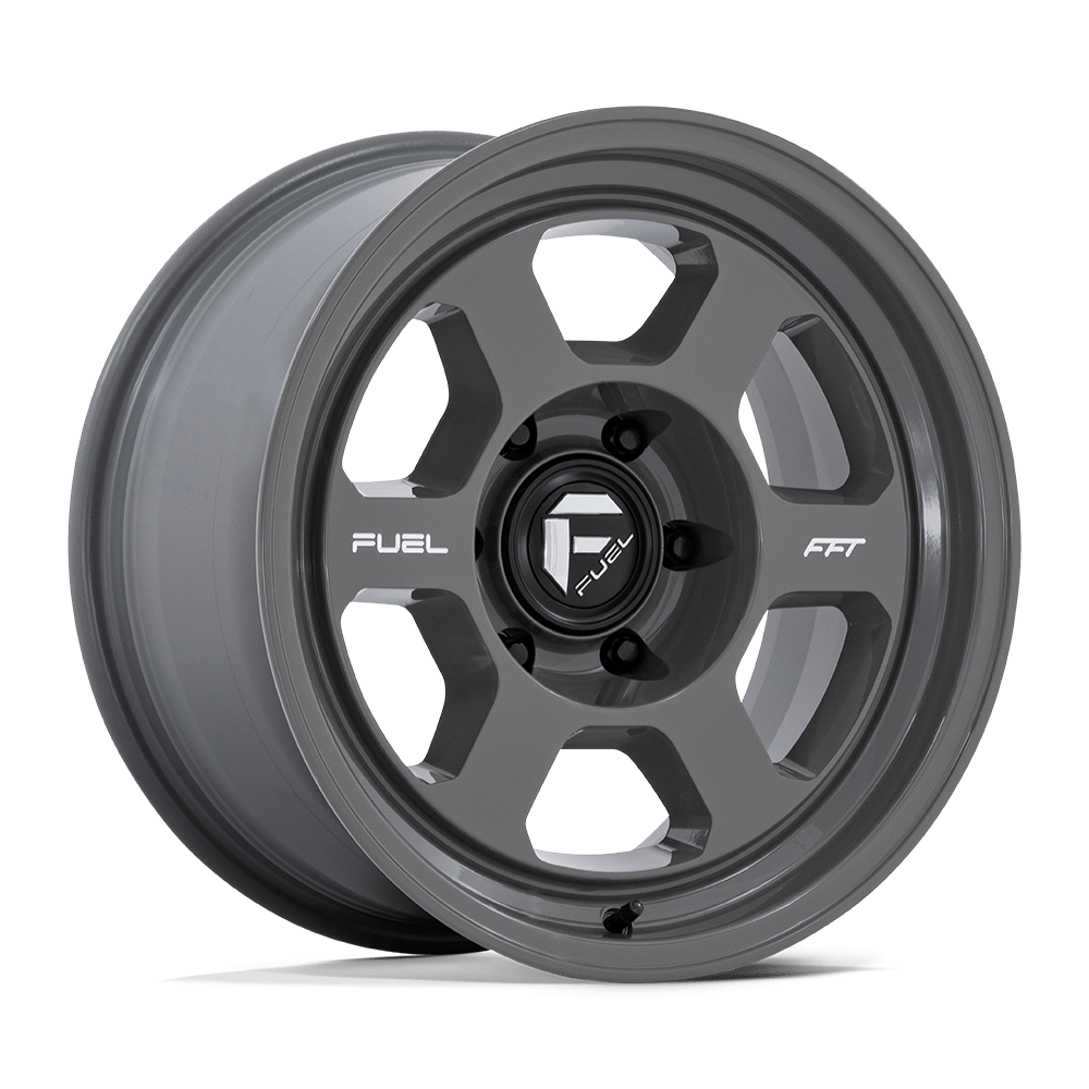 17x8.5 Fuel Off-Road FC860 Hype Battleship Gray Wheel 6x5.5 (10mm)