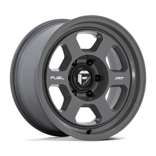 17x8.5 Fuel Off-Road FC860 Hype Battleship Gray Wheel 6x4.5 (-10mm)