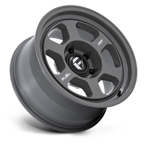 17x8.5 Fuel Off-Road FC860 Hype Battleship Gray Wheel 6x5.5 (-10mm)