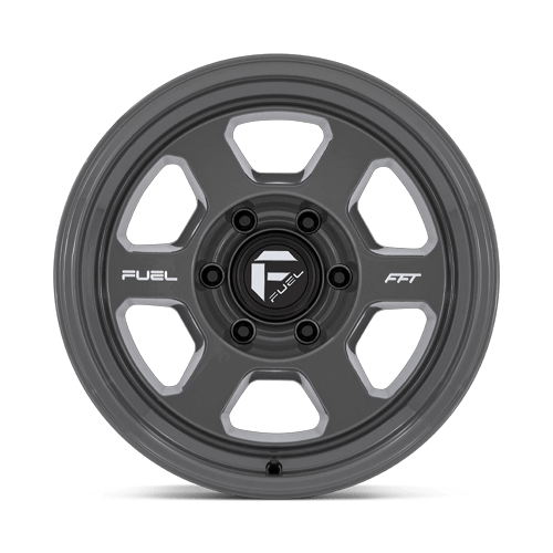 18x8.5 Fuel Off-Road FC860 Hype Battleship Gray Wheel 6x5.5 (-10mm)
