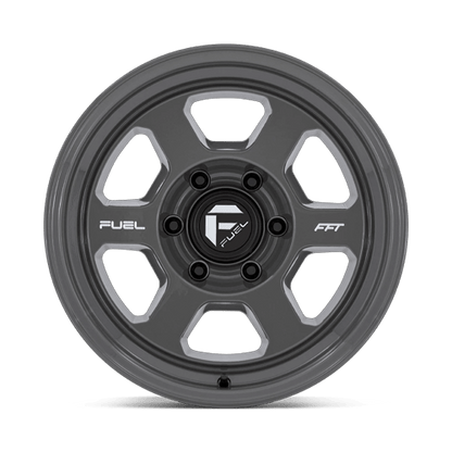 18x8.5 Fuel Off-Road FC860 Hype Battleship Gray Wheel 6x5.5 (-10mm)