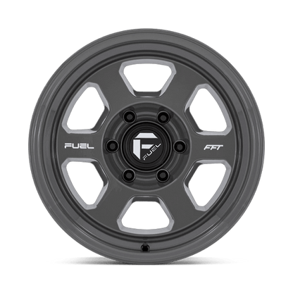 18x8.5 Fuel Off-Road FC860 Hype Battleship Gray Wheel 5x150 (10mm)