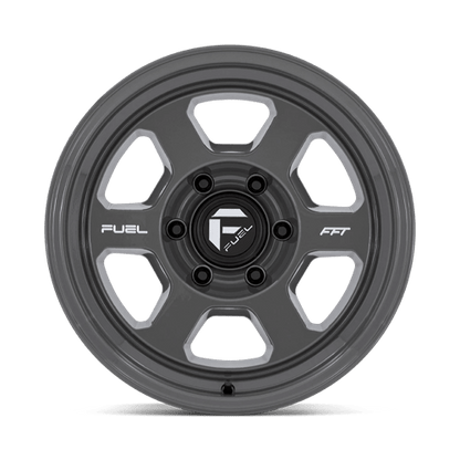 17x8.5 Fuel Off-Road FC860 Hype Battleship Gray Wheel 5x150 (-10mm)