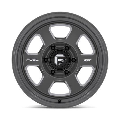 18x8.5 Fuel Off-Road FC860 Hype Battleship Gray Wheel 6x4.5 (10mm)
