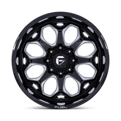 20x10 Fuel Off-Road FC862 Scepter Gloss Black Milled Wheel 5x5 (-18mm)
