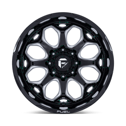22x12 Fuel FC862 Scepter Gloss Black Milled Wheel 6x135 (-44mm)