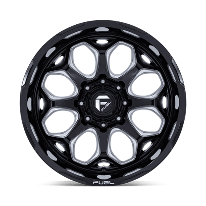 22x10 Fuel Off-Road FC862 Scepter Gloss Black Milled Wheel 6x135 (-18mm)