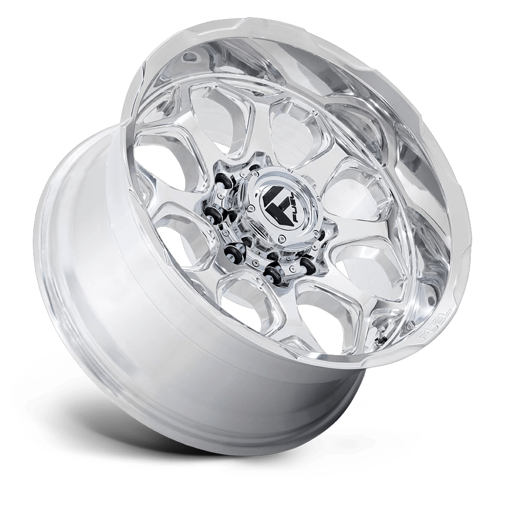 20x10 Fuel FC862 Scepter Polished Milled Wheel 8x180 (-18mm)