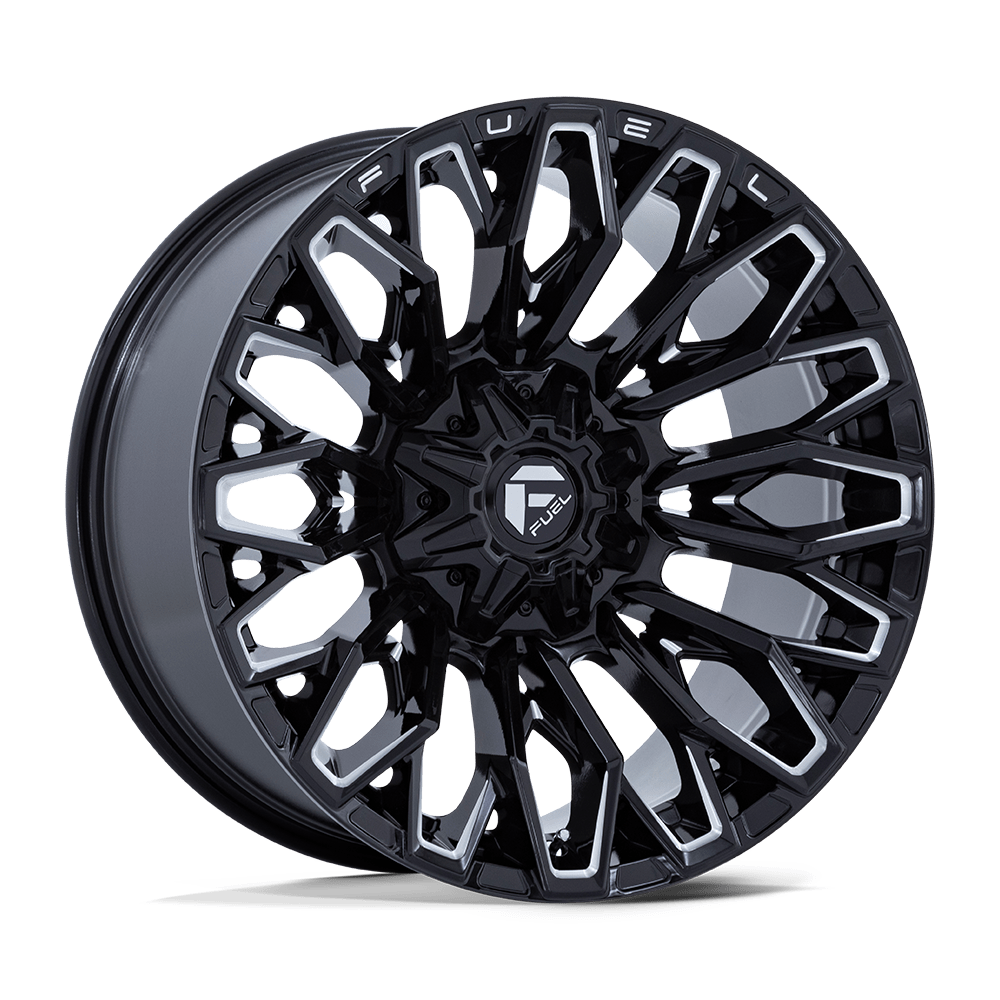 20x10 Fuel Off-Road FC865 Strike Gloss Black Milled Wheel Blank (-18mm)