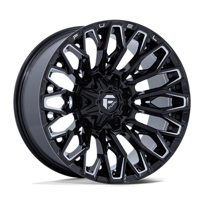 22x10 Fuel Off-Road FC865 Strike Gloss Black Milled Wheel Blank (-18mm)
