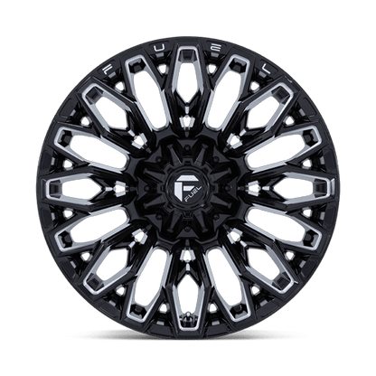 22x10 Fuel Off-Road FC865 Strike Gloss Black Milled Wheel 5x5/5x5.5 (-18mm)