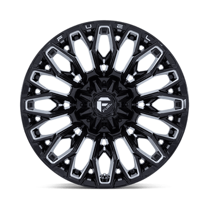 22x10 Fuel Off-Road FC865 Strike Gloss Black Milled Wheel 6x135/6x5.5 (-18mm)