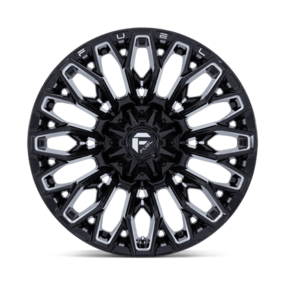 20x10 Fuel Off-Road FC865 Strike Gloss Black Milled Wheel 8x180 (-18mm)