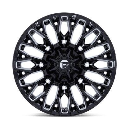 20x9 Fuel Off-Road FC865 Strike Gloss Black Milled Wheel 8x180 (1mm)