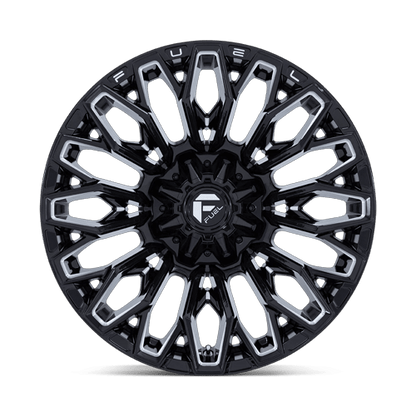 20x9 Fuel Off-Road FC865 Strike Gloss Black Milled Wheel 8x6.5 (1mm)