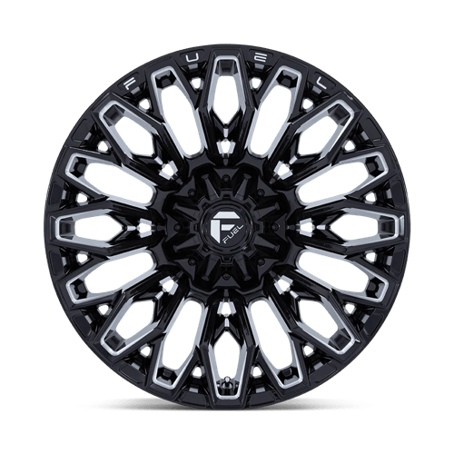 22x10 Fuel Off-Road FC865 Strike Gloss Black Milled Wheel Blank (-18mm)