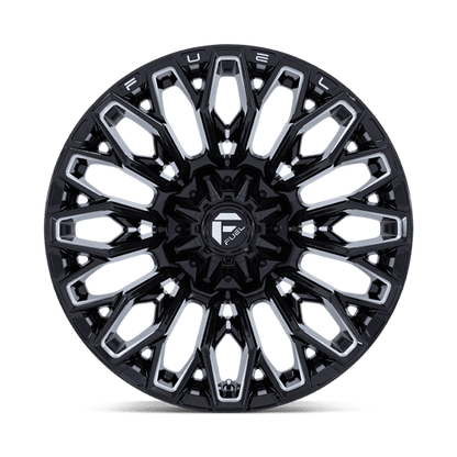 20x10 Fuel Off-Road FC865 Strike Gloss Black Milled Wheel Blank (-18mm)