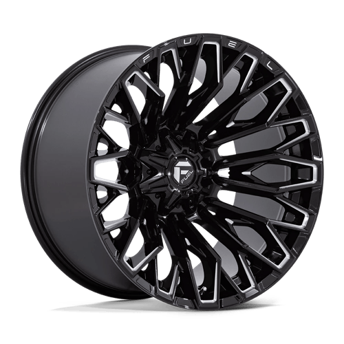 22x12 Fuel Off-Road FC865 Strike Gloss Black Milled Wheel 5x4.5/5x5 (-44mm)