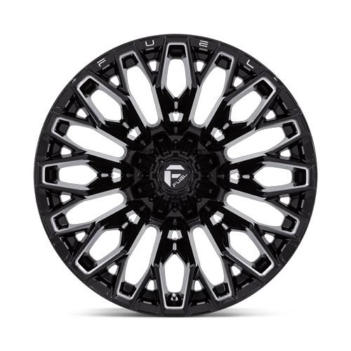 22x12 Fuel Off-Road FC865 Strike Gloss Black Milled Wheel 5x5/5x135 (-44mm)