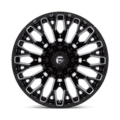 22x12 Fuel Off-Road FC865 Strike Gloss Black Milled Wheel 5x5/5x135 (-44mm)