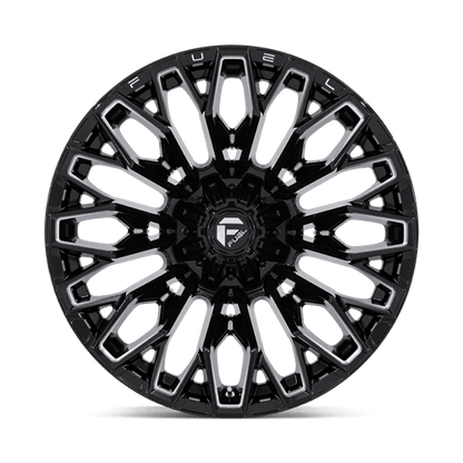 22x12 Fuel Off-Road FC865 Strike Gloss Black Milled Wheel 5x5/5x135 (-44mm)