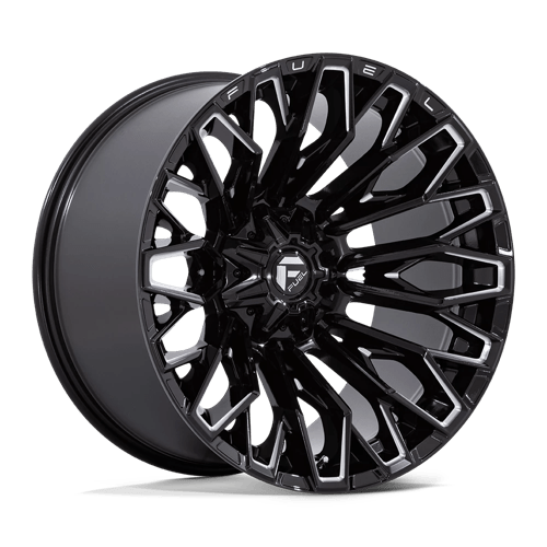 22x12 Fuel Off-Road FC865 Strike Gloss Black Milled Wheel 6x4.5/6x5.5 (-44mm)