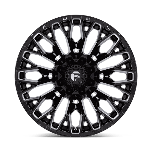 22x12 Fuel Off-Road FC865 Strike Gloss Black Milled Wheel 6x135/6x5.5 (-44mm)